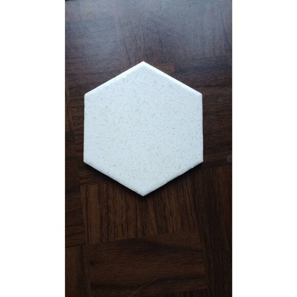 Vintage octagonal tile, beige with speckles. Set of 12.made in the USA - Picture 1 of 5